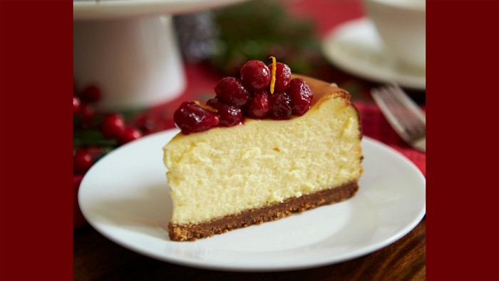 Chef Lynn Crawford's Cranberry Gingerbread Cheesecake