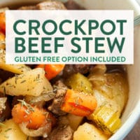 Crockpot beef stew recipe