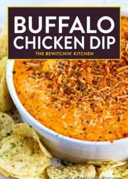 Creamy buffalo chicken dip