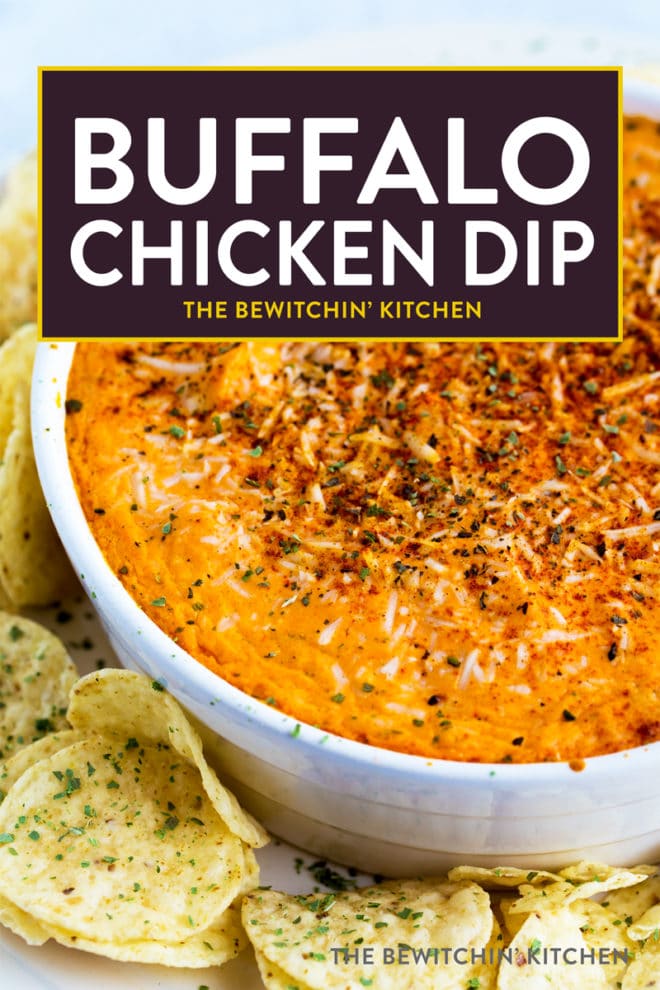 Creamy buffalo chicken dip