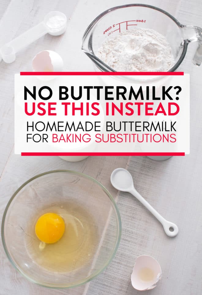 Buttermilk substitution 