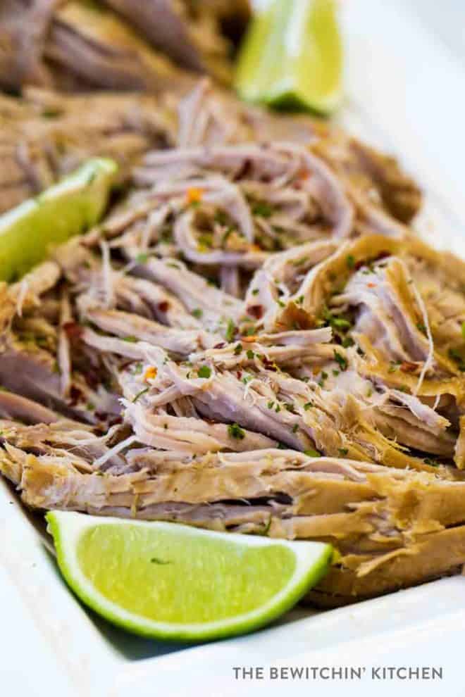 Slowcooker Sesame Lime Ginger Pork