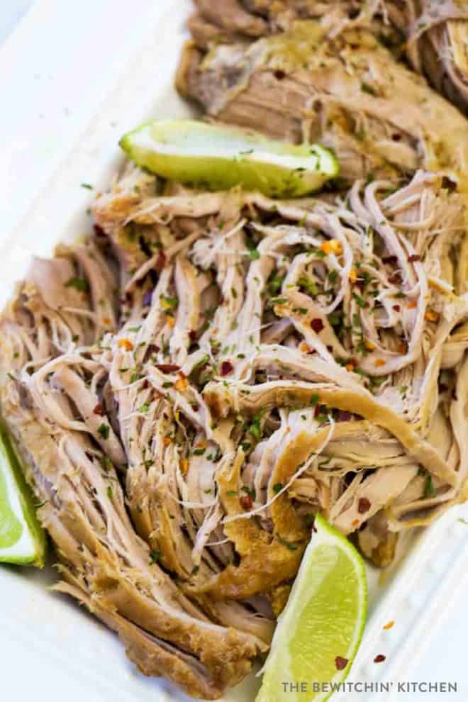 Sesame Lime Ginger Pork shredded