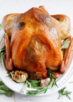 Oven roasted turkey