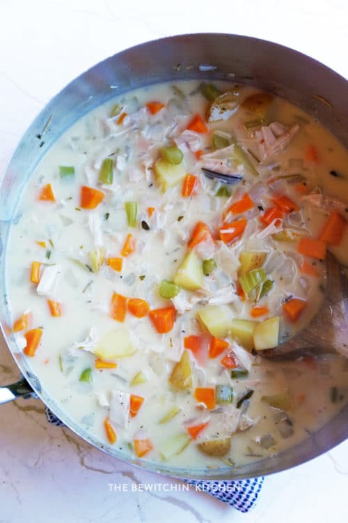 creamy turkey stew recipe