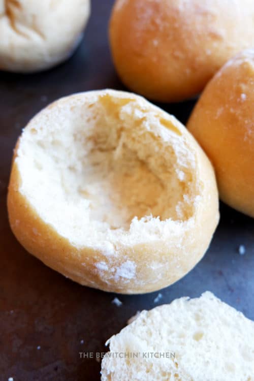 Sourdough bread bowl