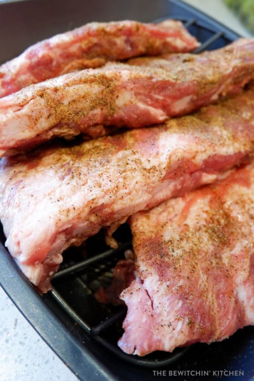 Roasting ribs before adding them to the Crockpot