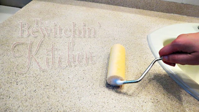 DIY Bathroom Countertops Makeover - how I updated my bathroom countertop for $25!