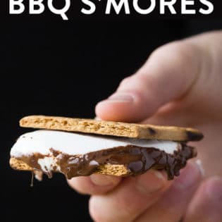 Grilled Smores - fire up the BBQ and get ready for some BBQ S'Mores. This summer dessert recipe is super fast and easy to through together.