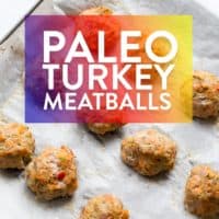 Paleo turkey meatballs recipe