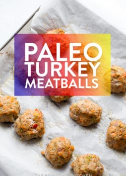 Paleo turkey meatballs recipe