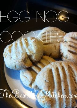 Egg Nog Cookies