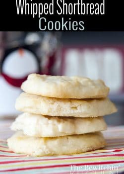 Whipped Shortbread Cookies recipe