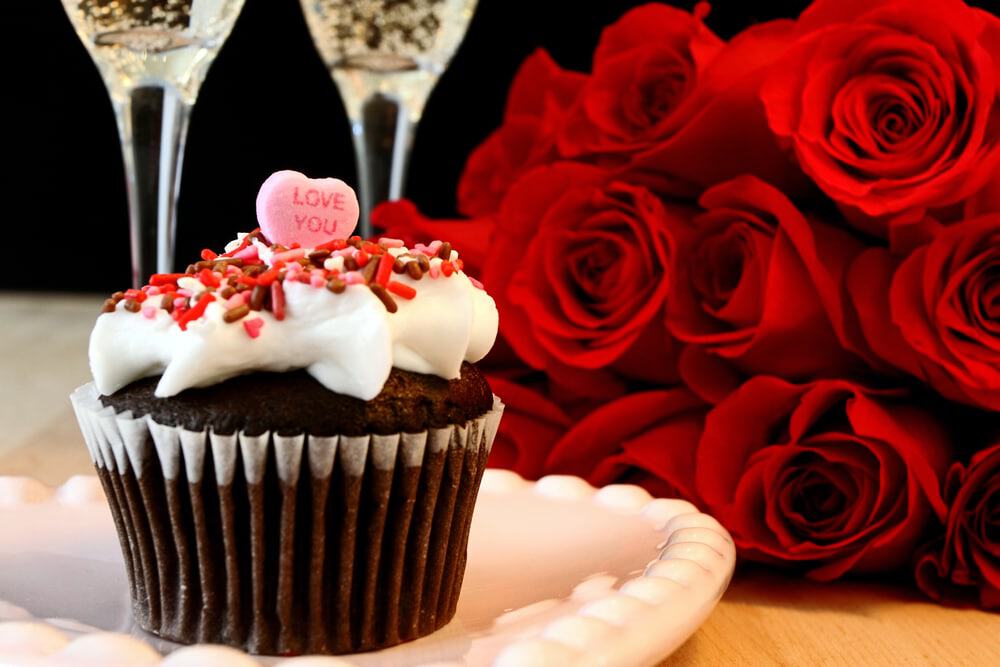 Valentine's Day Chocolate Cupcakes