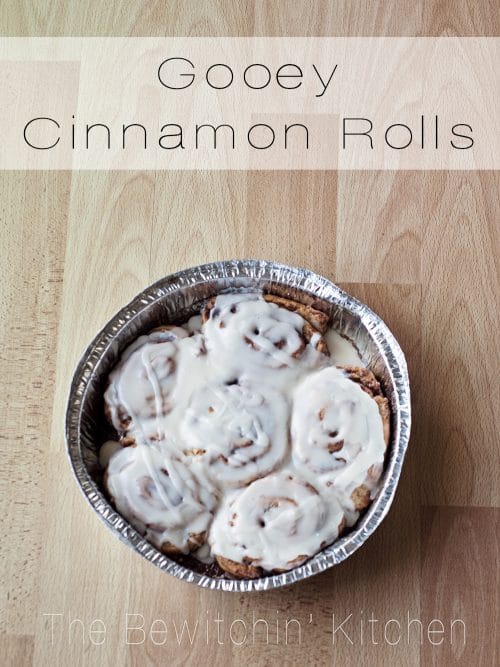gooey cinnamon rolls