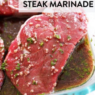 This red wine steak marinade is incredibly easy to throw together. It's my favorite grilled steak marinade, so whip this up and fire up the BBQ!