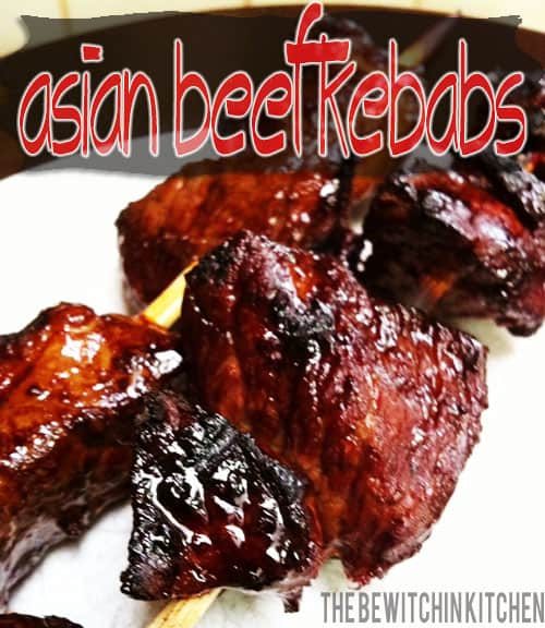 Asian Beef Kebabs - great summer bbq recipe | The Bewitchin' Kitchen