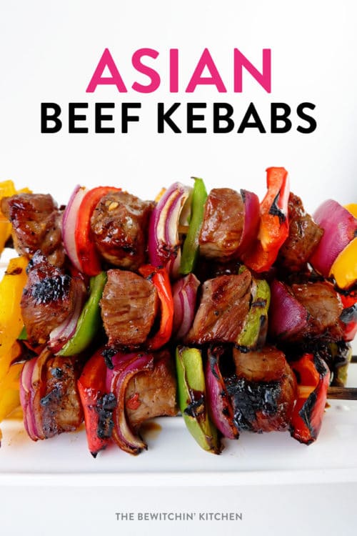 Asian Beef Kabobs - bbq beef skewer recipes