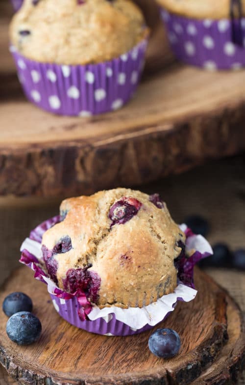 Healthy Blueberry Muffins