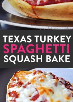 Texas Turkey Spaghetti Squash Bake