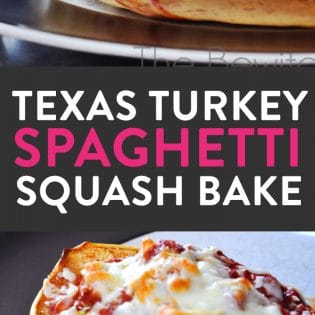 Texas Turkey Spaghetti Squash Bake