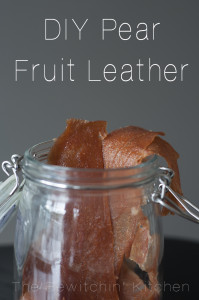 DIY Pear Fruit Leather