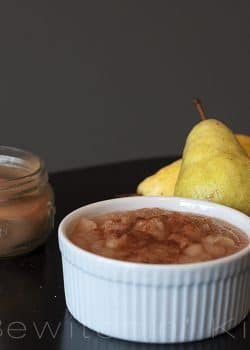 Homemade pear butter