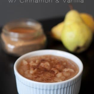 Pear Butter with Cinnamon and Vanilla