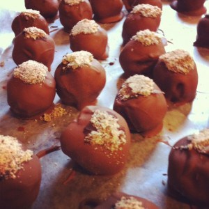 Chocolate Hazelnut Truffles - Christmas Baking