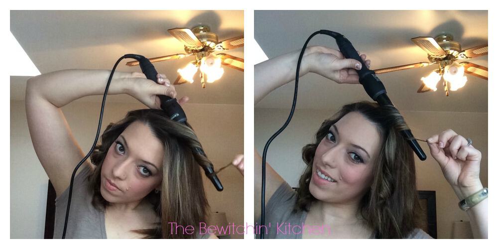 How to use a clipless curling iron