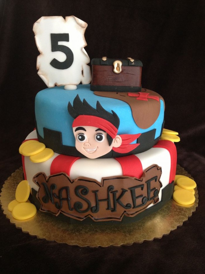 Jake and The Neverland Pirates Birthday Cake for toddler boys cake 