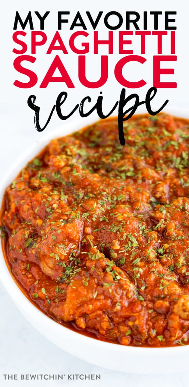 World S Best Spaghetti Sauce Recipe Video The Bewitchin Kitchen World S Best Spaghetti Sauce Recipe Video The Bewitchin Kitchen