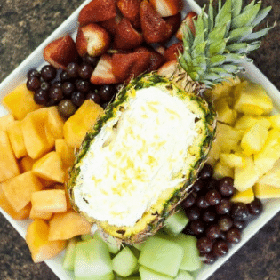 Pineapple and Citrus Fruit Dip - a delicious summer dessert.