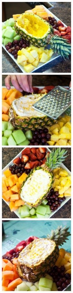 Pineapple and Citrus Fruit Dip - a delicious summer dessert.