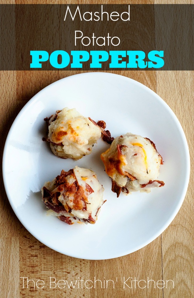 Looking for a meal idea for your mashed potato leftovers? Try these Mashed Potato Poppers from The Bewitchin’ Kitchen.