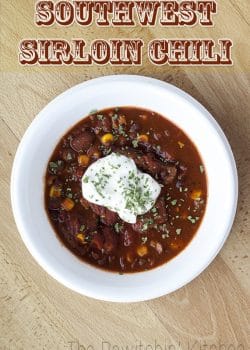 Southwest Sirloin Chili