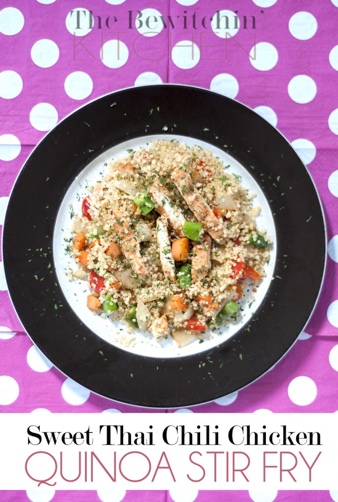 Sweet Thai Chili Chicken Quinoa Stir Fry