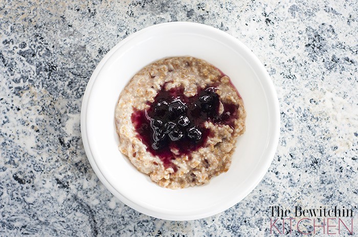 Blueberry Steel Cut Oatmeal