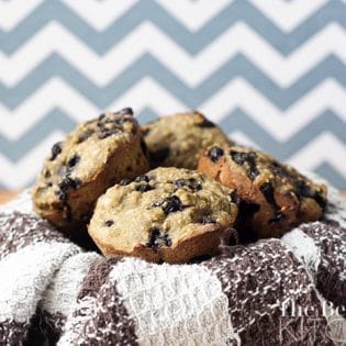 Blueberry and Matcha Muffins