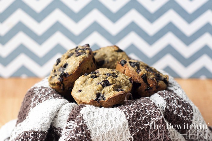 Blueberry and Matcha Muffins