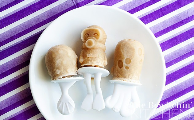 Coconut Coffee Popsicles - These homemade popsicles are a creamy dessert delight and a delicious energy booster for the summer. The Bewitchin Kitchen