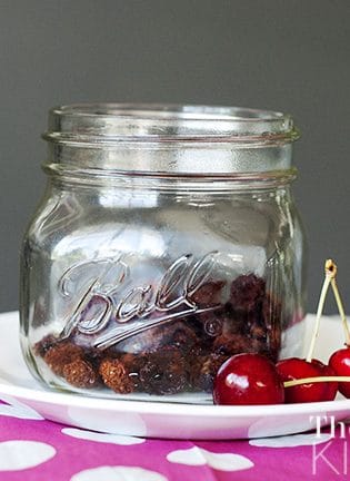 Dehydrated cherries