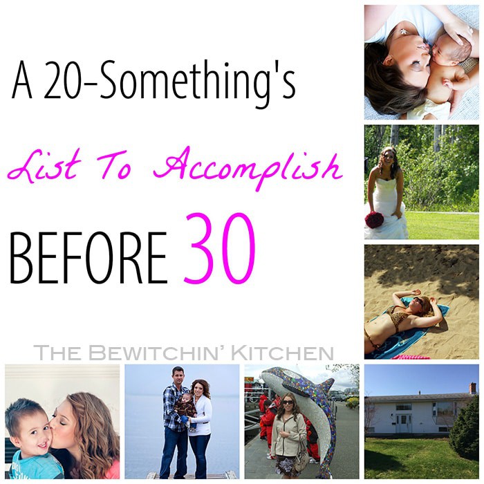 A 20-Something's List To Accomplish Before 30