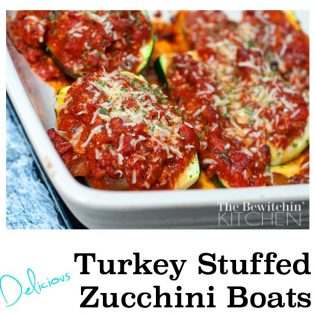 Turkey Stuffed Zucchini Boats