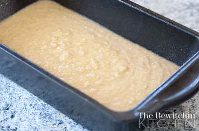 Banana bread batter