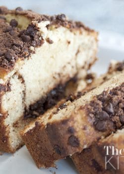 Chocolate Chip Quick Bread - 5 minutes of prep and you're done. Perfect for those forgotton bake sales or class parties