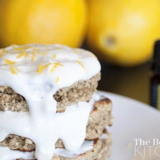 Lemon Almond Oat Pancakes - Cooking with Essential Oils