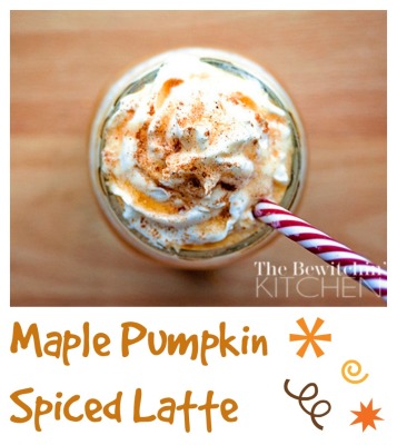 This looks amazing! Maple Pumpkin Spiced Iced Latte. The perfect fall drink