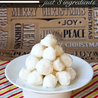 3 Ingredient Coconut Balls