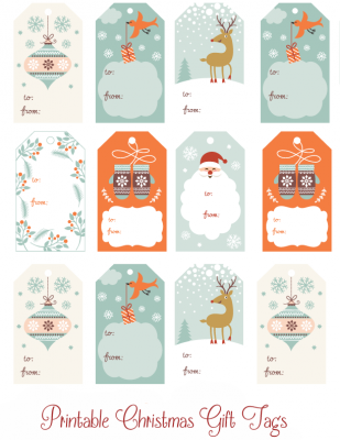 Christmas Gift Tag Free Download